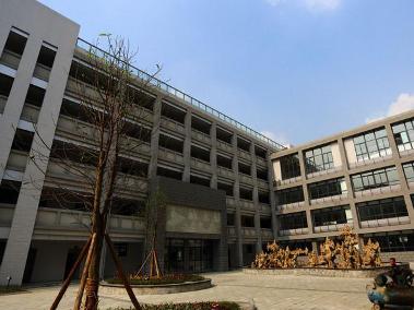 成都石室中学初中学校校园一角