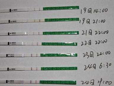 曲谱瑞林会让排卵试纸一直强阳吗_排卵试纸强阳图片(4)