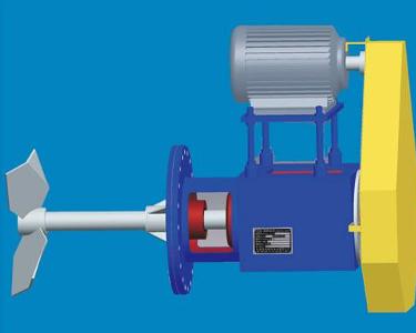 皮带传动侧入搅拌机