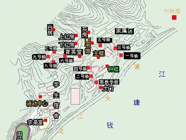 浙江大学之江校区平面图