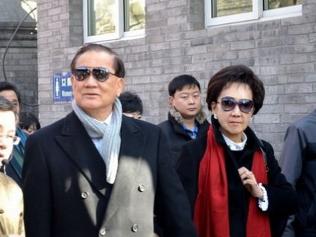 国民党荣誉主席连战及夫人