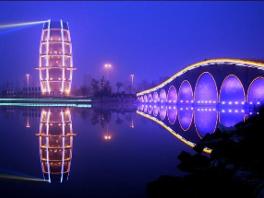 西双湖夜景