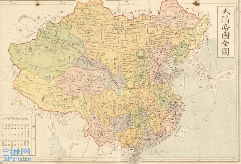 大清帝国全图(1908年版)_搜狗百科