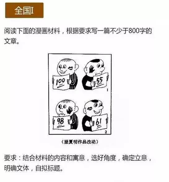 全国卷 高考作文漫画 全国卷 高考作文漫画 搜狗百科