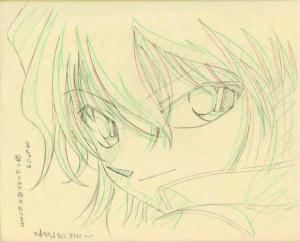 “夕阳下的小哀” 作画监督·青野厚司原画稿