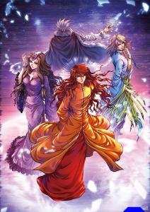 分别为:赤皇·玄殛,夜姬·梵音,银帝·魑罔,青仙·涯枭.