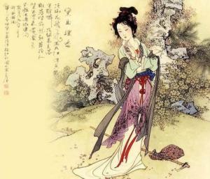 林黛玉葬花