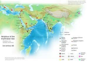 印度西海岸有大量印度洋海上贸易的必经之地