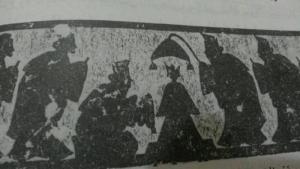 汉墓画像石中的周公辅佑成王图