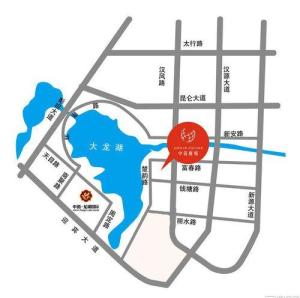 中茵龙湖国际位置图
