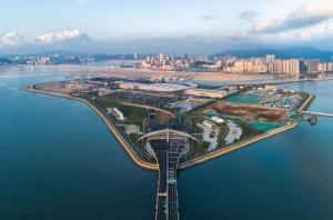 港珠澳大桥珠海、澳门口岸人工岛