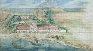 热兰遮城1625年简图