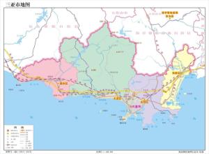 海棠区地图（图片最右侧为海棠区）