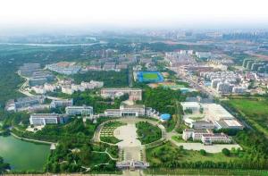 赣南师大校园鸟瞰图