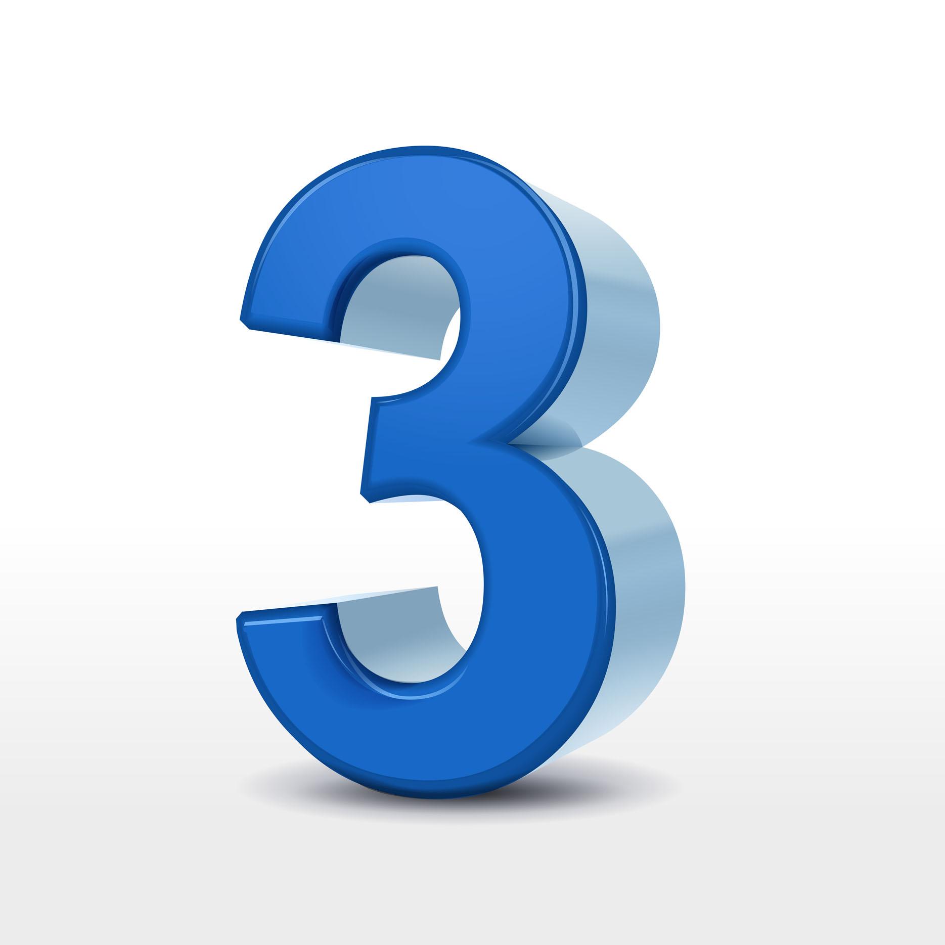 3是2与4之间的自然数,奇数,正整数,是从0开始的第二个质数.