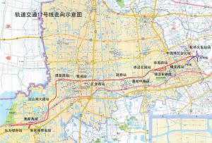 上海地铁17号线线路走向图