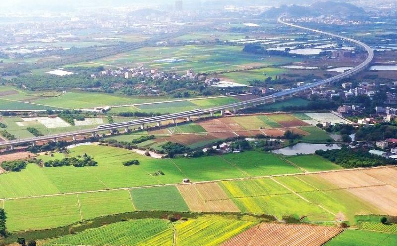 广惠城际铁路市郊景观