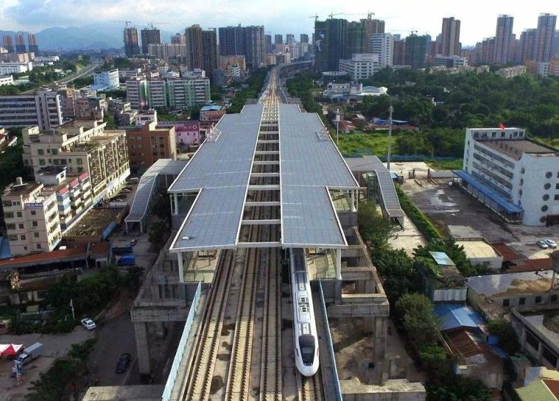 广惠城际铁路高架车站