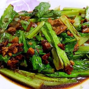 肉末油麦菜