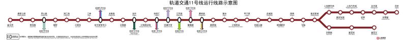 上海地铁11号线运行线路图