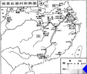 侯景之乱形势