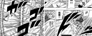 八十神空击漫画里一击将鸣人打飞 并没有对峙过程
