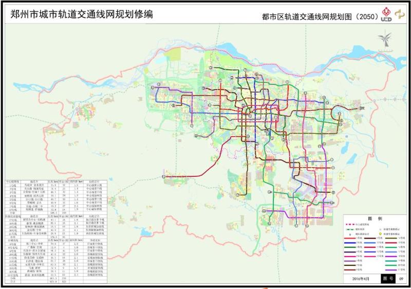 2050郑州地铁高清图图片