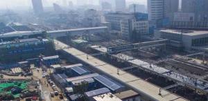 信阳站站台线路
