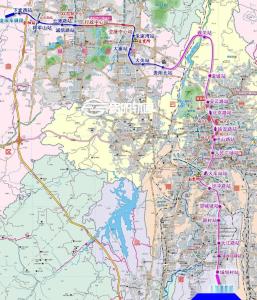 贵阳轨道交通1号线线路图