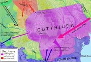 3-4世纪 哥特人已经成长为罗马东北边界上的重大隐患