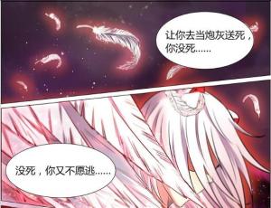 图为兽化状态下展翅时掉落的白色羽毛