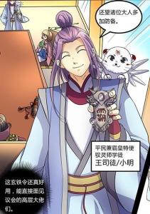 手持玄铁令与议会高层人员会面的王小明