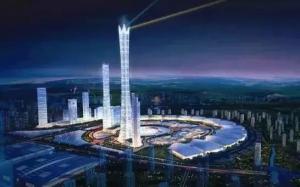 南宁市第二高楼，中国东盟博览中心为585米。