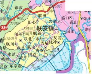 联安镇区地图