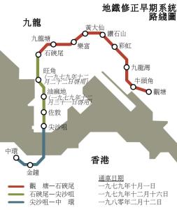 地铁修正早期系统路线图
