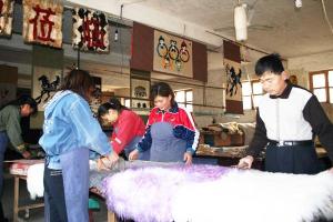 滩羊皮鞣制工艺