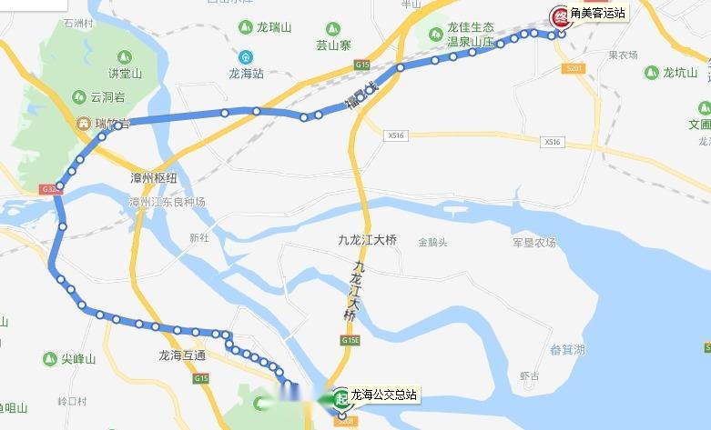 龙海公交19路路线图