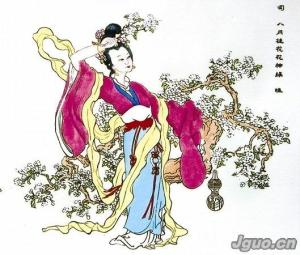 八月桂花花神：绿珠