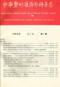 《中华烧伤杂志》 期刊封面