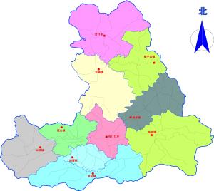 平定县行政区划图