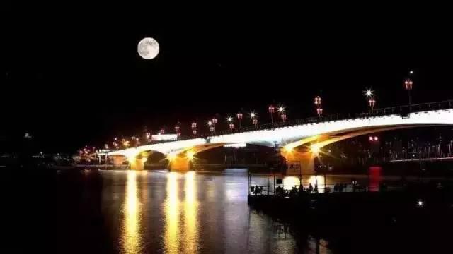 惠州大桥月色夜景