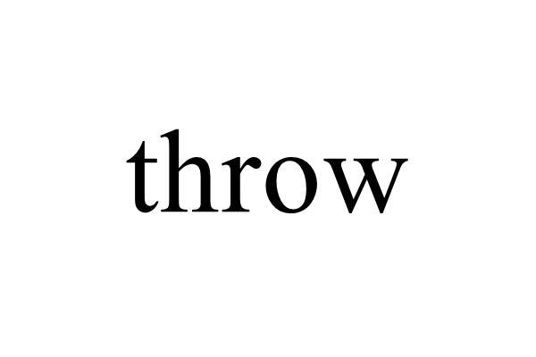 Throw 搜狗百科