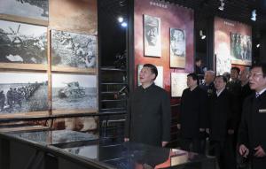2017年12月，习近平主席参观战役纪念馆