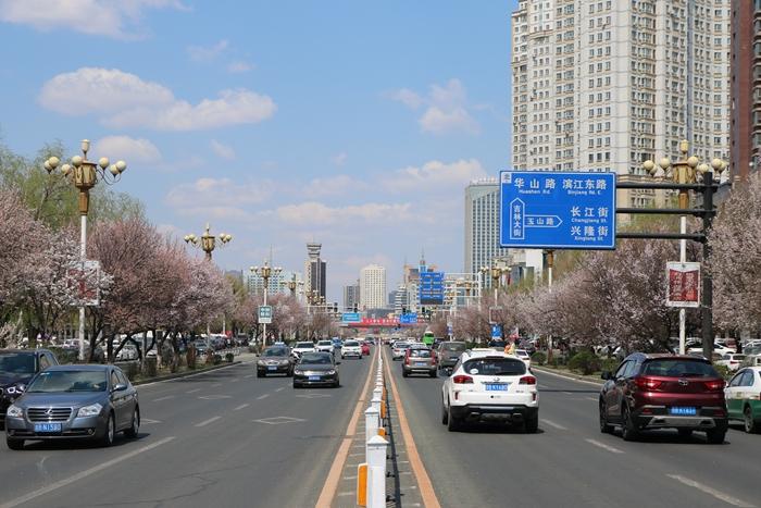 吉林市街景图图片