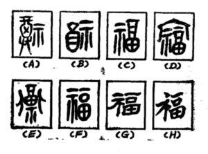 “福”的字形演变过程