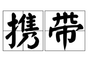 携带 - 搜狗百科