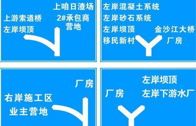 道路交通标志牌 蓝色
