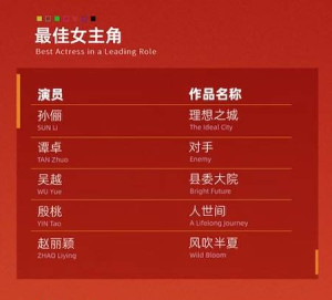 最佳女主角