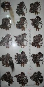 仙桃皮影人头
