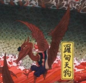 逃尾夏日祭的传说绘画